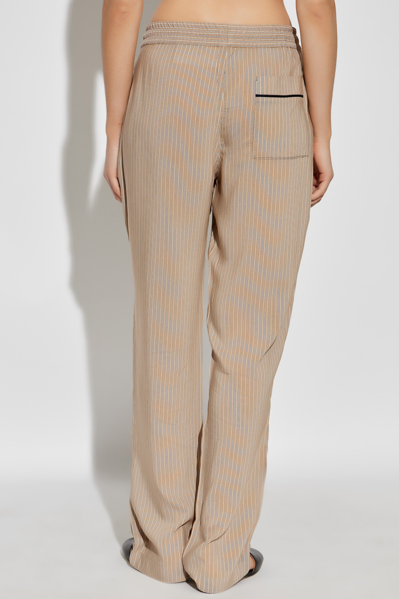 パンツ VICTORIA VICTORIA BECKHAM Pants 1125WTR006041A TOBACCO Victoria Beckham Striped pants | Women's Clothing | Vitkac